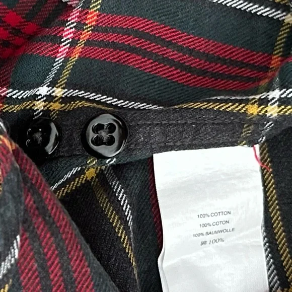 Duplicate Listing J.Crew Charcoal Grey & Red Plaid Long Sleeve Button Down Shirt - Picture 11 of 11